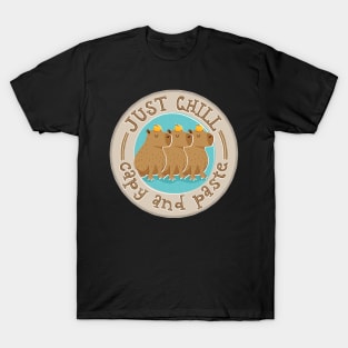 Just Chill Capy and Paste T-Shirt